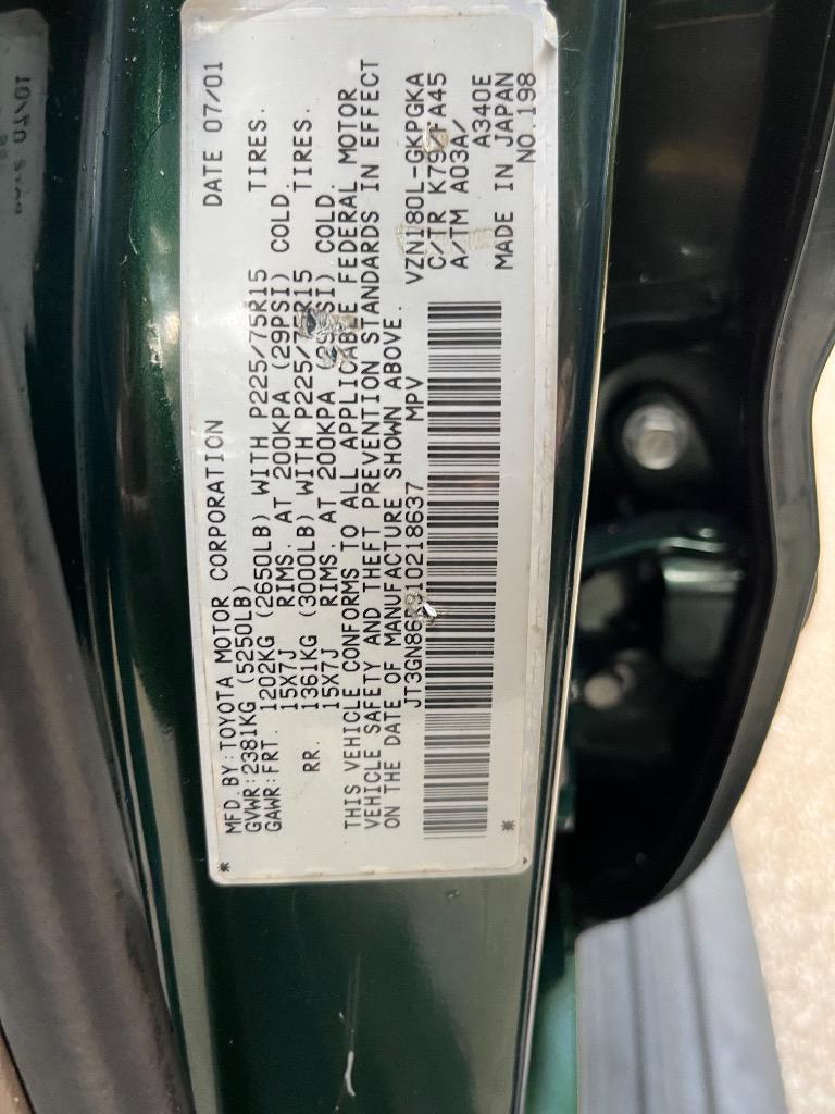 2001 Toyota 4Runner SR5 photo