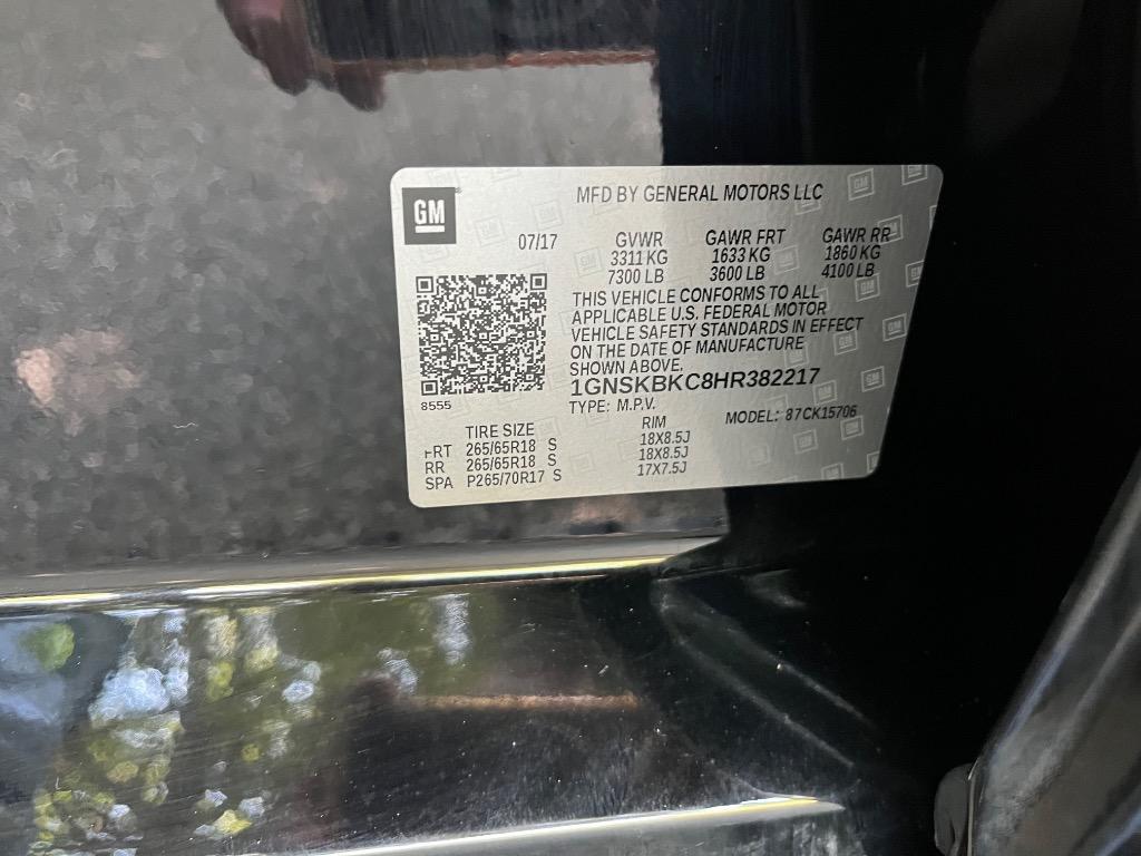 2017 Chevrolet Tahoe - $19,750