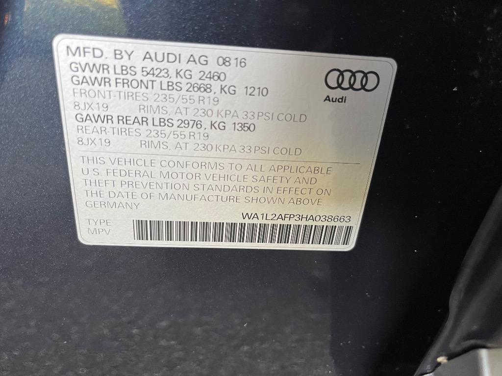 2017 Audi Q5 - $13,750