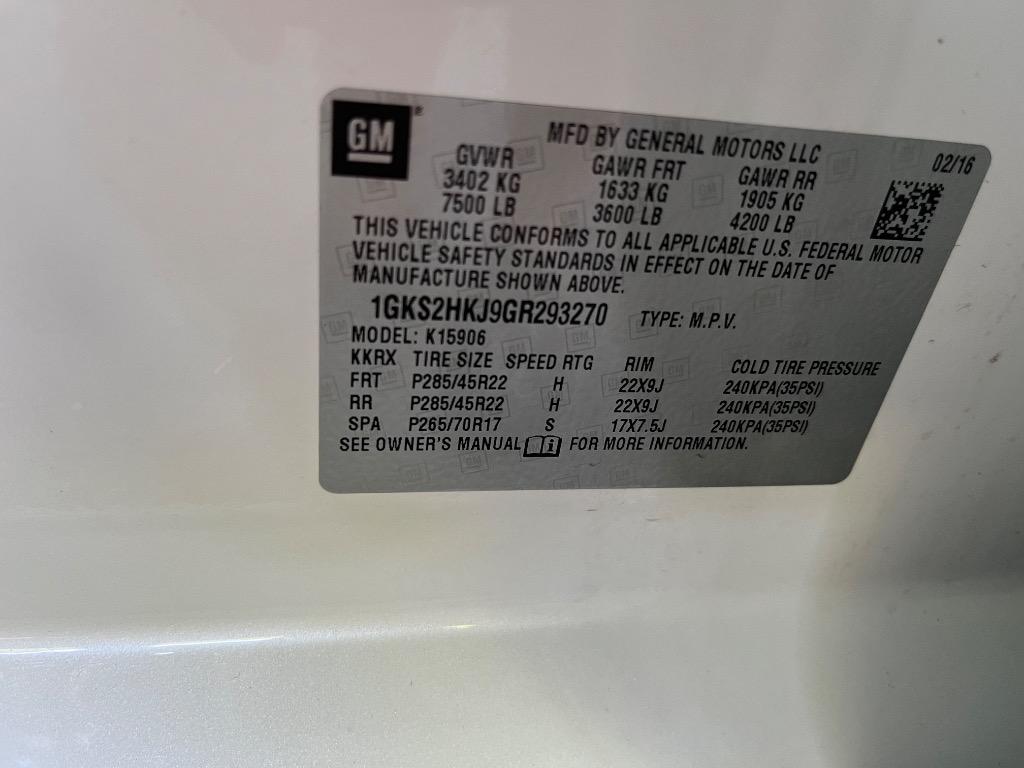 2016 GMC Yukon - $23,450