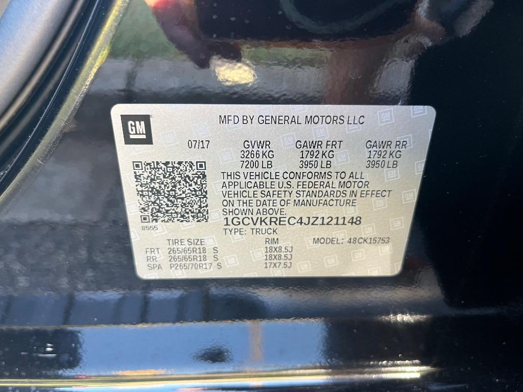 2018 Chevrolet Silverado - $21,750