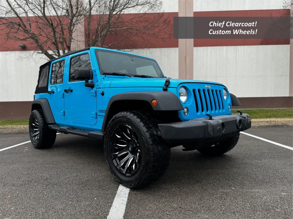 The 2018 Jeep Wrangler Unlimited Sport photos