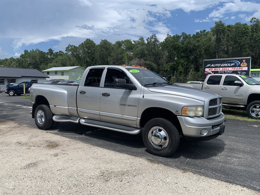 Aluminum 2004 Dodge RAM 3500 SLT Quad Cab LB DRW 4WD Pickup Truck Four-Wheel Drive Automatic