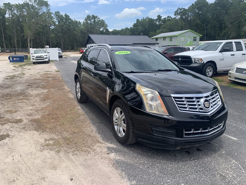 Black 2016 Cadillac SRX Luxury FWD SUV / Crossover Front-Wheel Drive Automatic