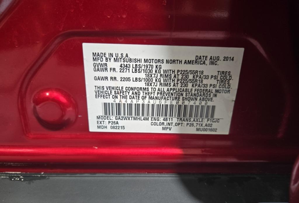 2015 Mitsubishi Outlander - $8,995