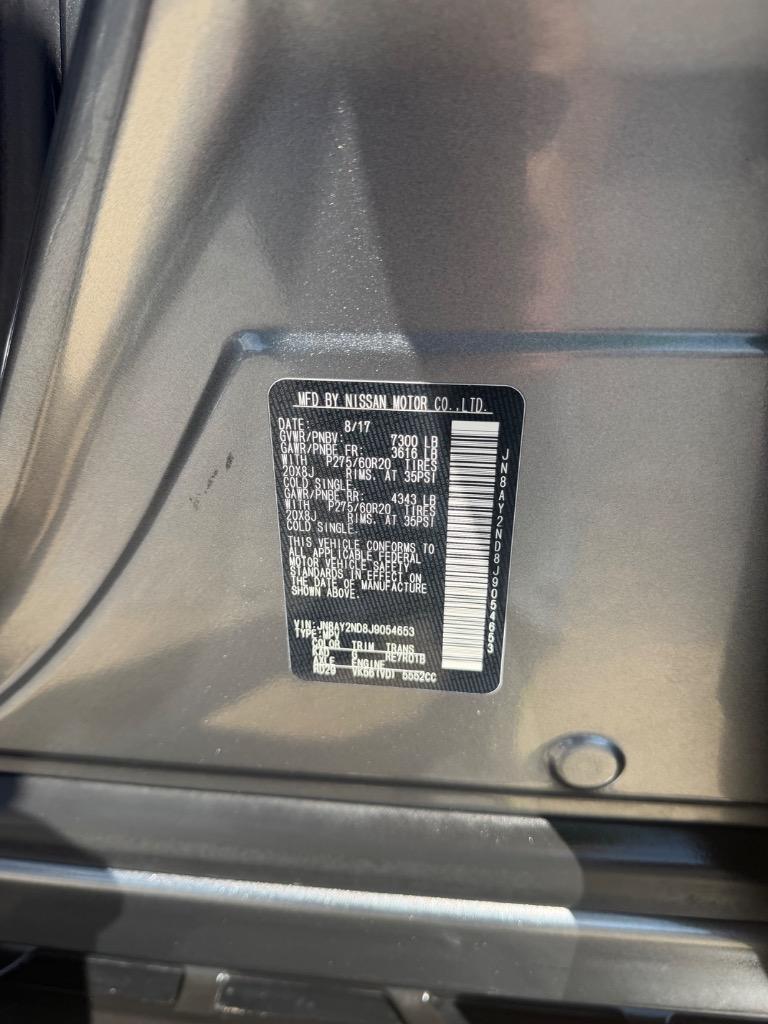 2018 Nissan Armada - $19,590