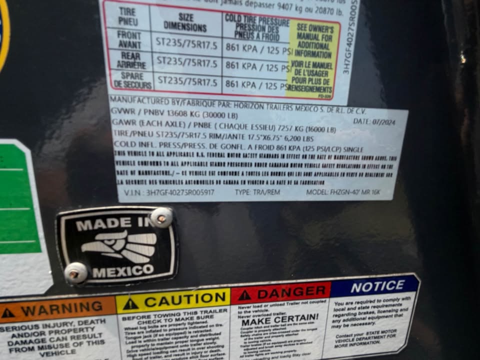 2025 Horizon Trailers Horizon Trailers - $18,997