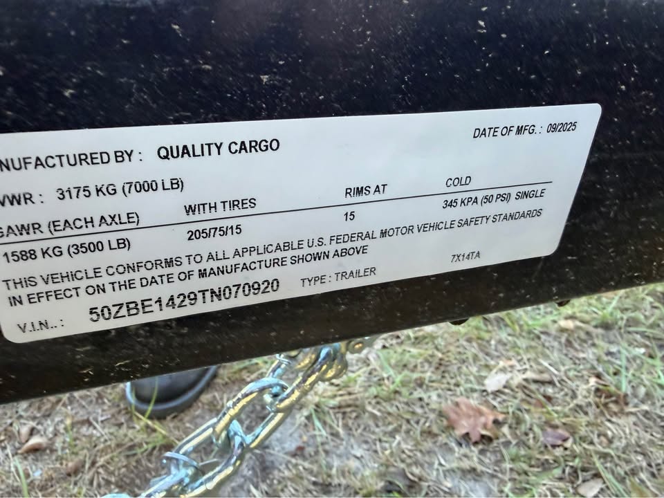2026 Quality Cargo Quality Cargo, Llc - $9,297