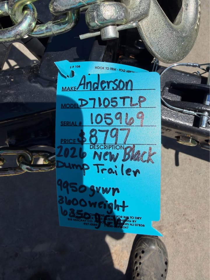 2026 Anderson Mfg. Anderson Mfg. - $8,797