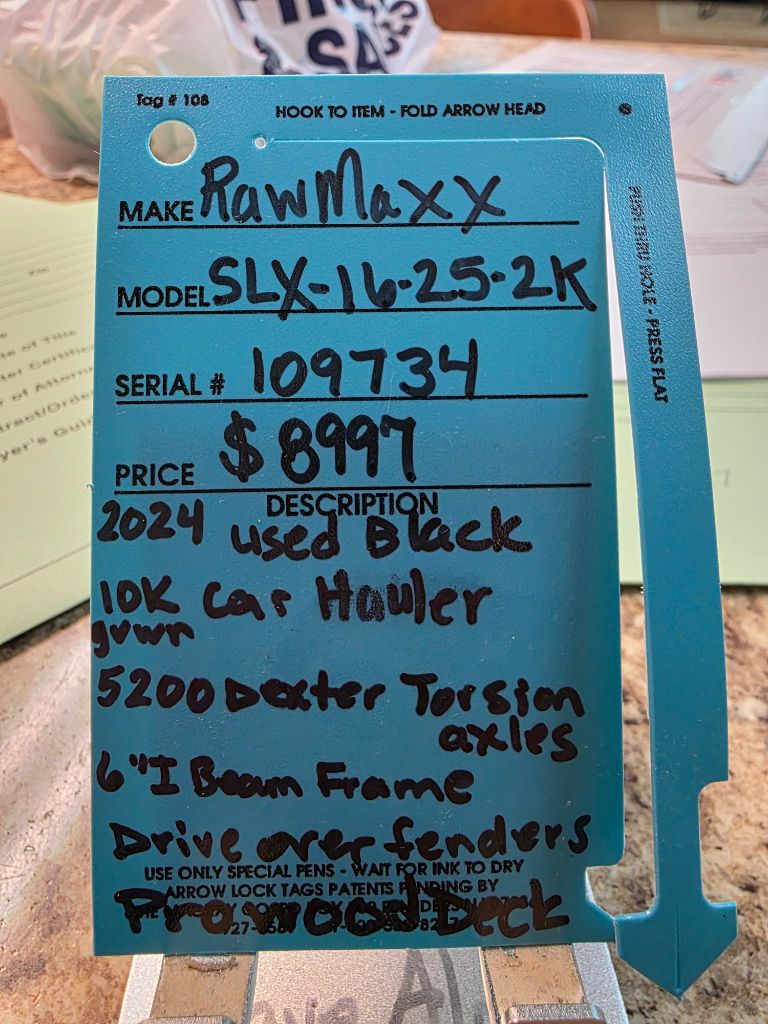2024 Rawmaxx Rawmaxx - $8,997
