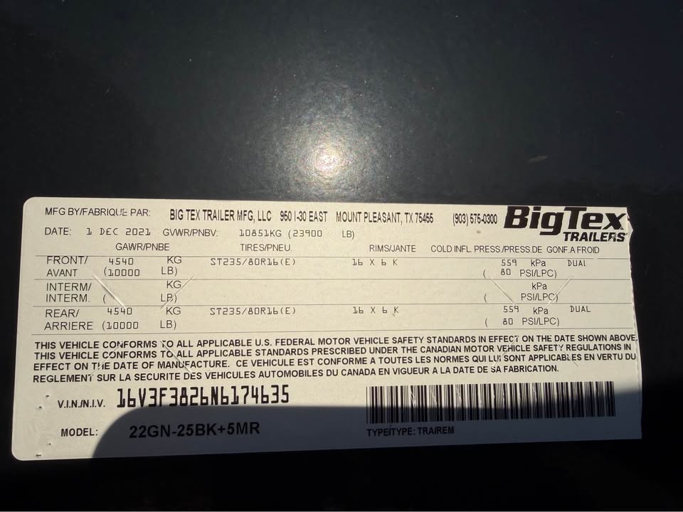 2022 Big Tex Big Tex - $14,997