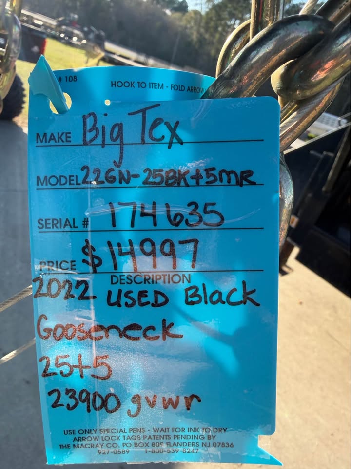 2022 Big Tex Big Tex - $14,997
