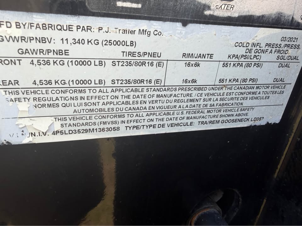 2021 Pj Pj - $12,497