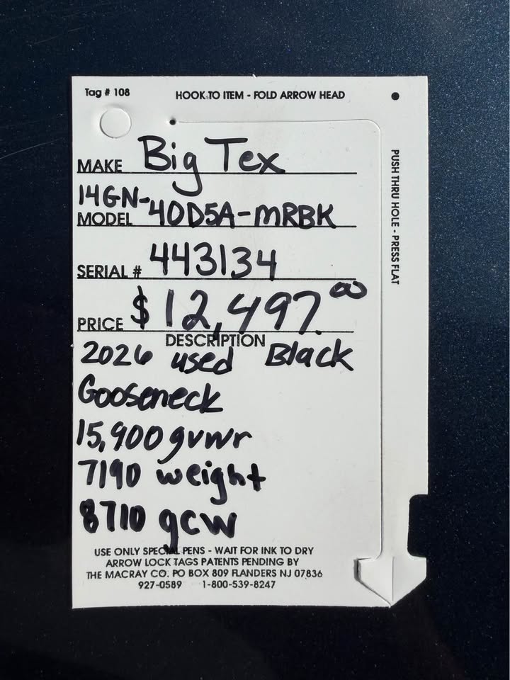 2026 Big Tex Big Tex - $12,497