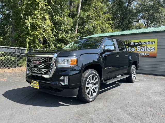 Black 2022 GMC Canyon Pickup Truck Four-Wheel Drive Automatic