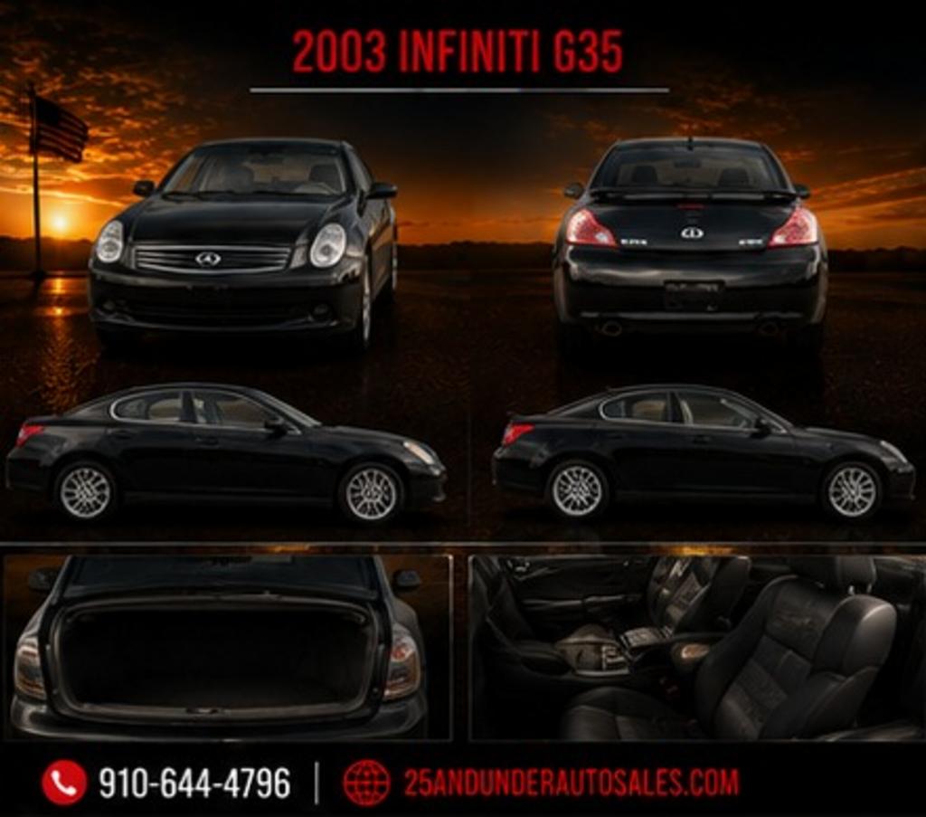2003 INFINITI G - $2,500