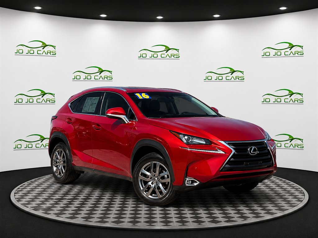 Red 2016 Lexus NX SUV / Crossover Front-Wheel Drive 6-Speed Manual