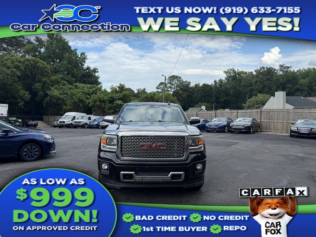 Black 2015 GMC Sierra 1500 Pickup Truck Four-Wheel Drive Automatic