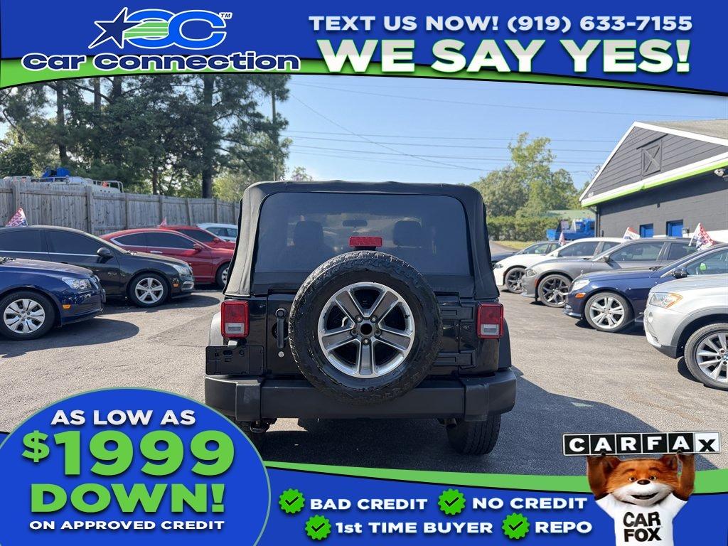 2015 Jeep Wrangler - $11,999