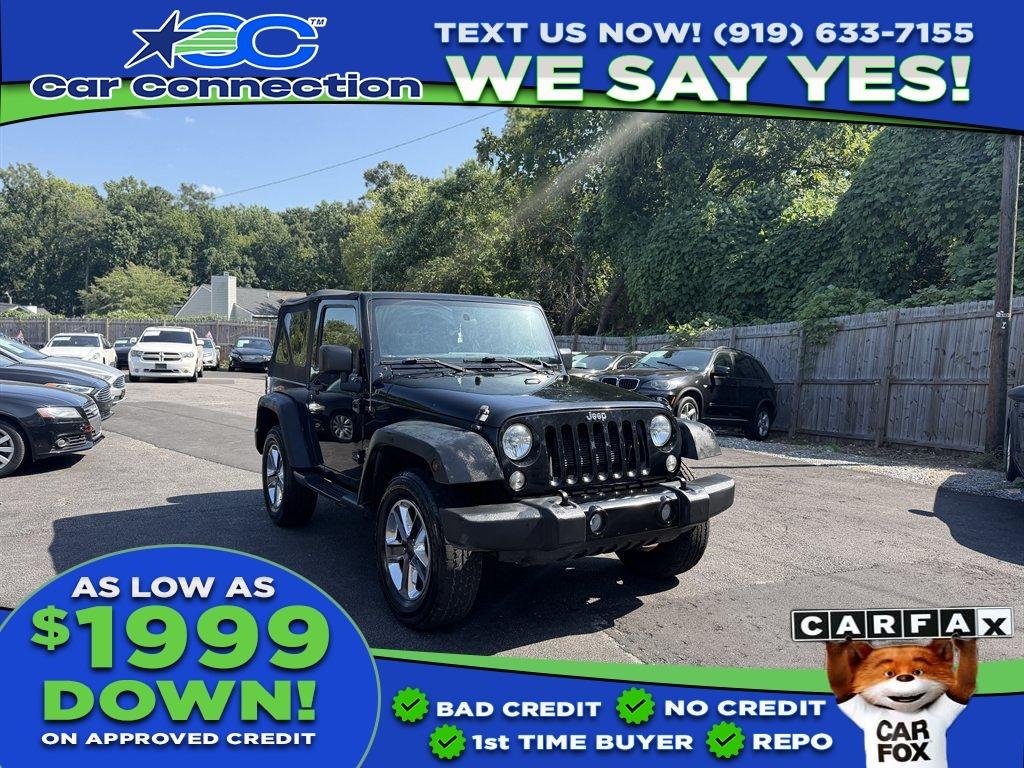 2015 Jeep Wrangler - $11,999