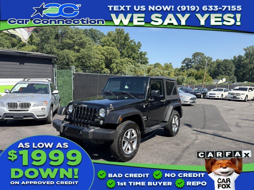 2015 Jeep Wrangler - $11,999