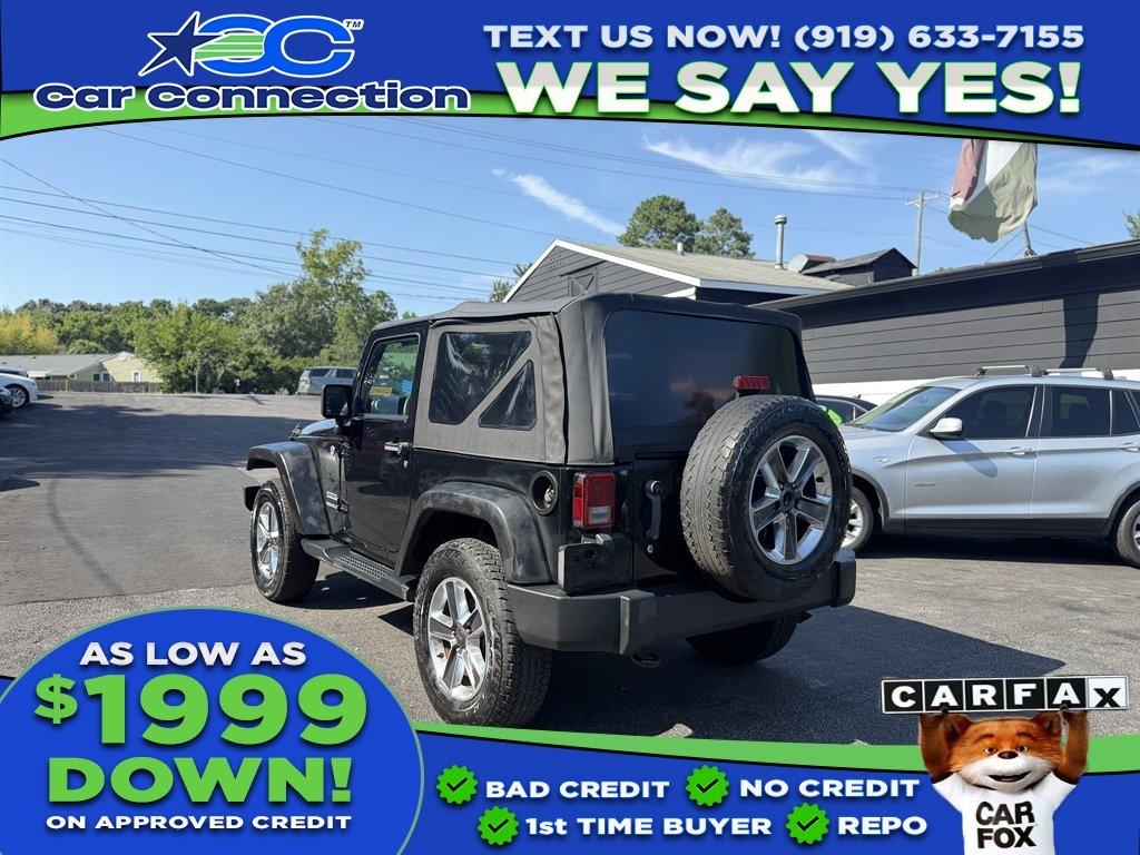 2015 Jeep Wrangler - $11,999