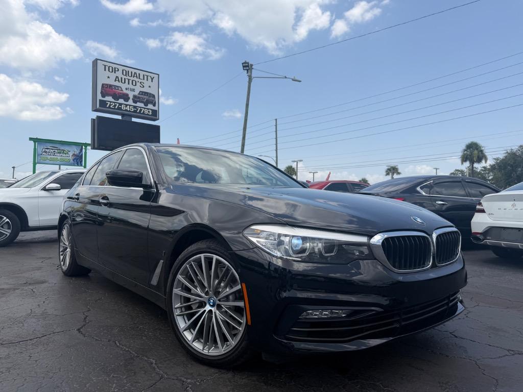 Black 2018 BMW 5 Series Sedan Rear-Wheel Drive Automatic