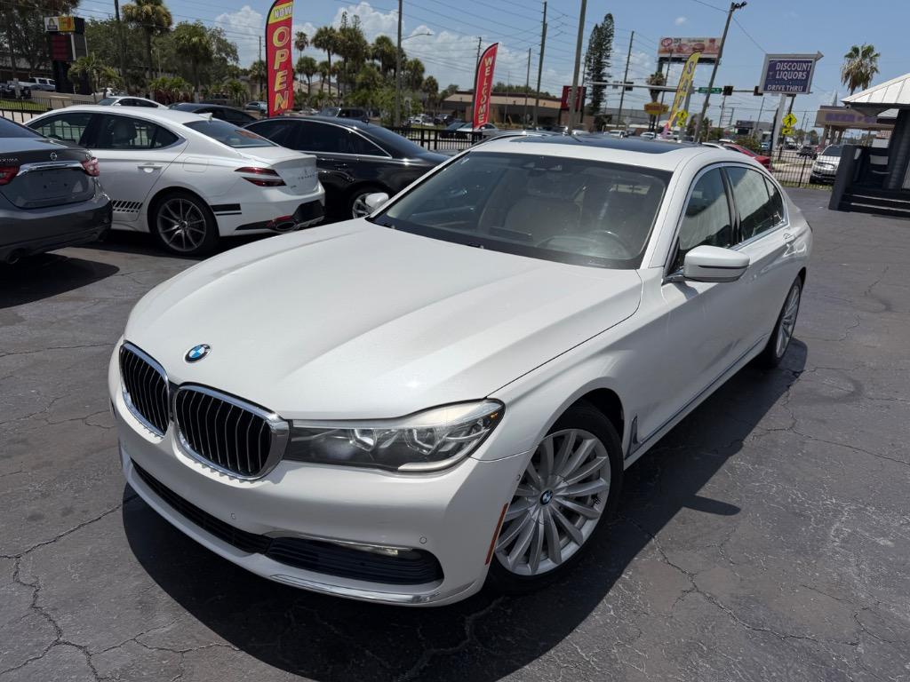 White 2017 BMW 7 Series Sedan Rear-Wheel Drive Automatic