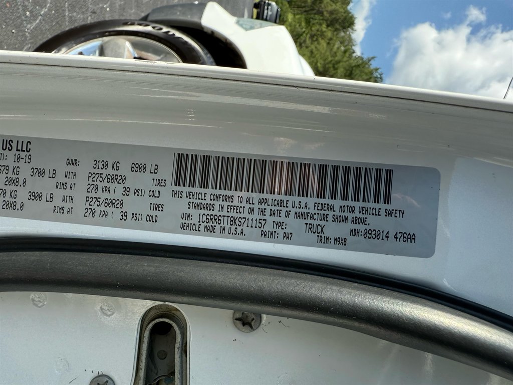 2019 RAM 1500 DS SLT photo