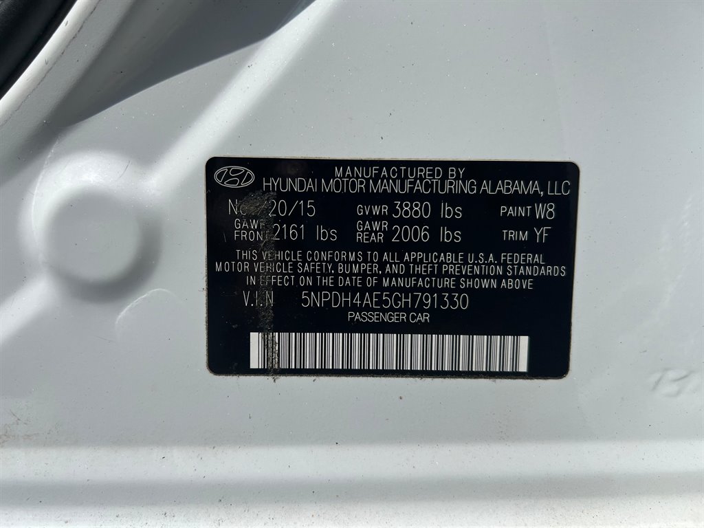 2016 Hyundai Elantra Value Edition photo