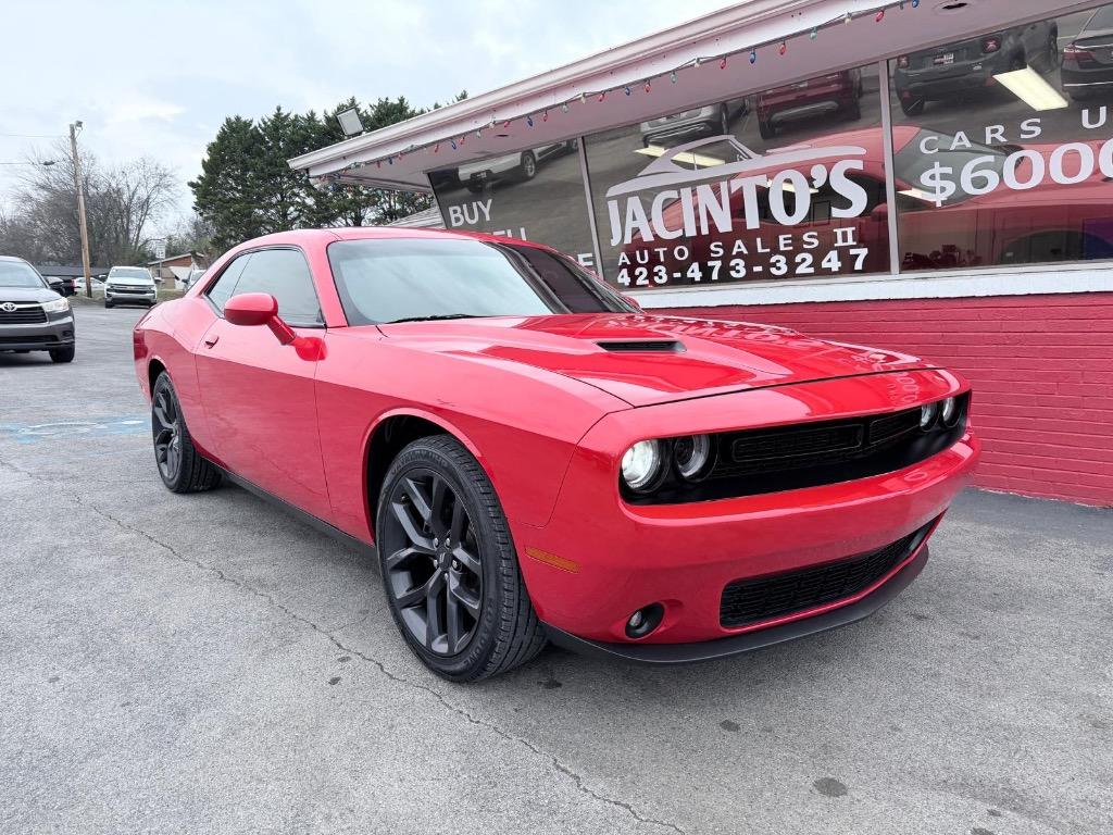 Red 2021 Dodge Challenger SXT RWD Coupe Rear-Wheel Drive Automatic