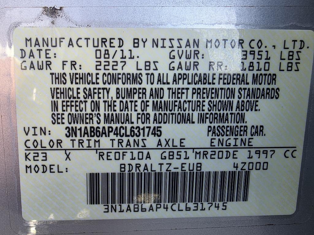 2012 Nissan Sentra - $6,995