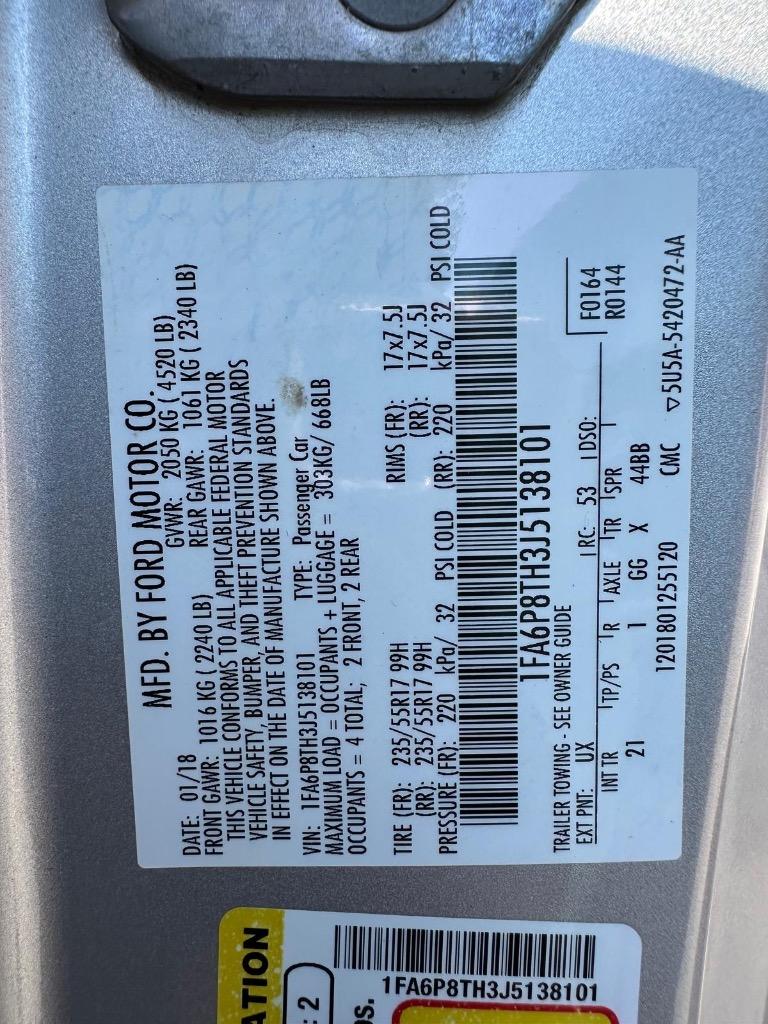 2018 Ford Mustang - $13,995