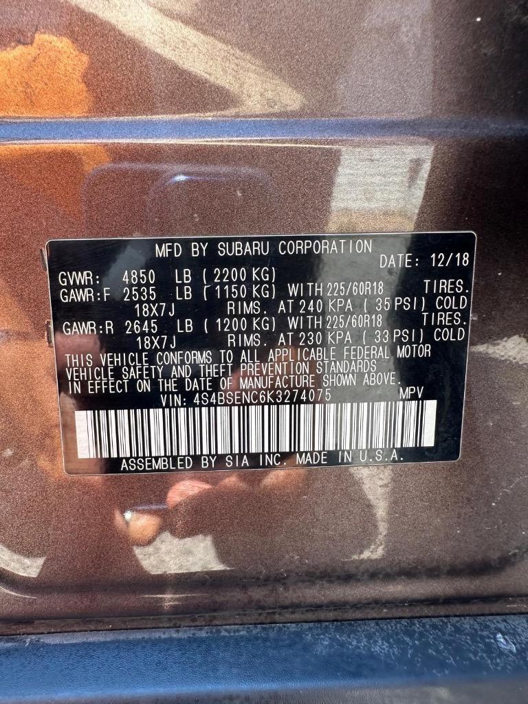 2019 Subaru Outback - $10,995