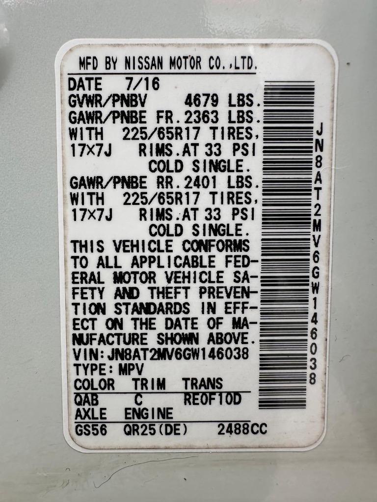 2016 Nissan Rogue - $10,995