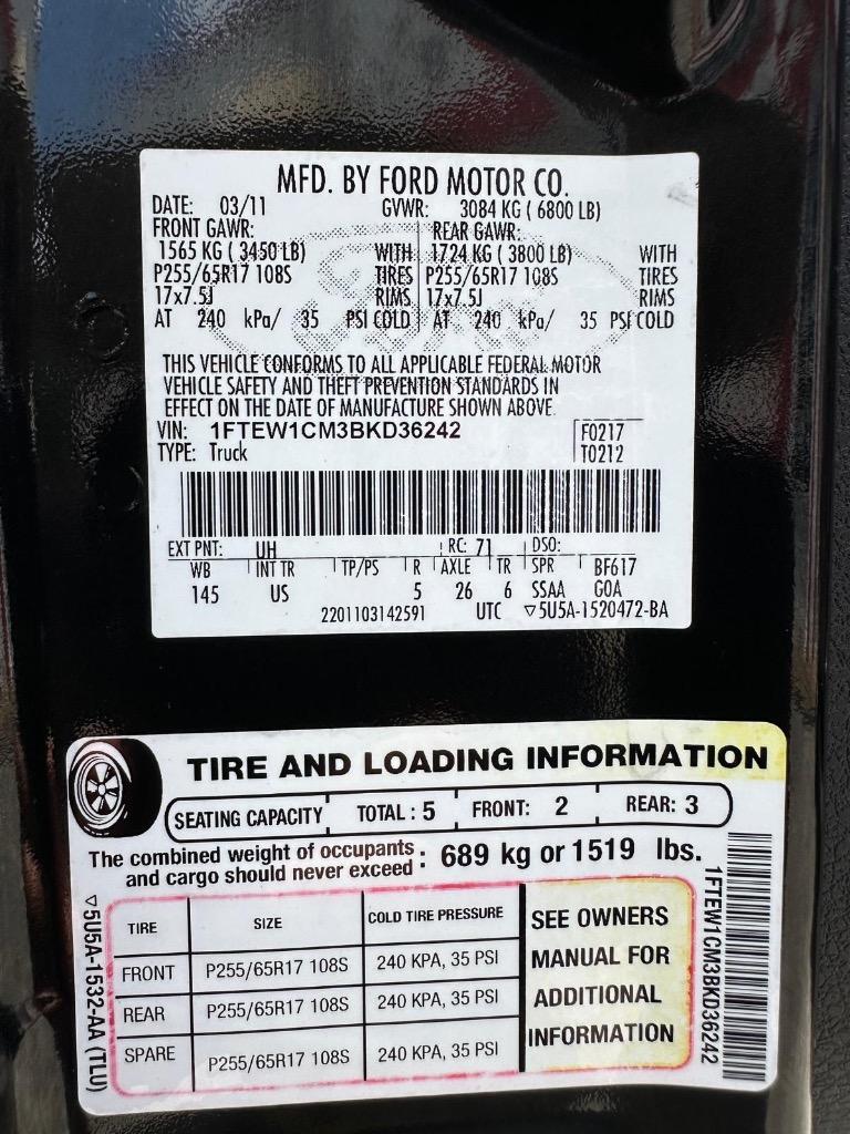 2011 Ford F-150 - $13,995