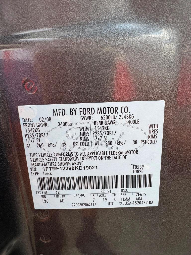 2008 Ford F-150 - $9,995