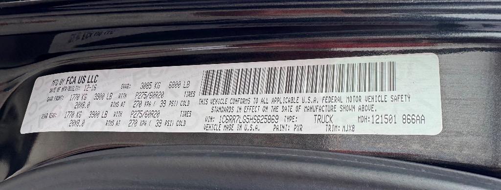 2017 Ram 1500 - $15,995