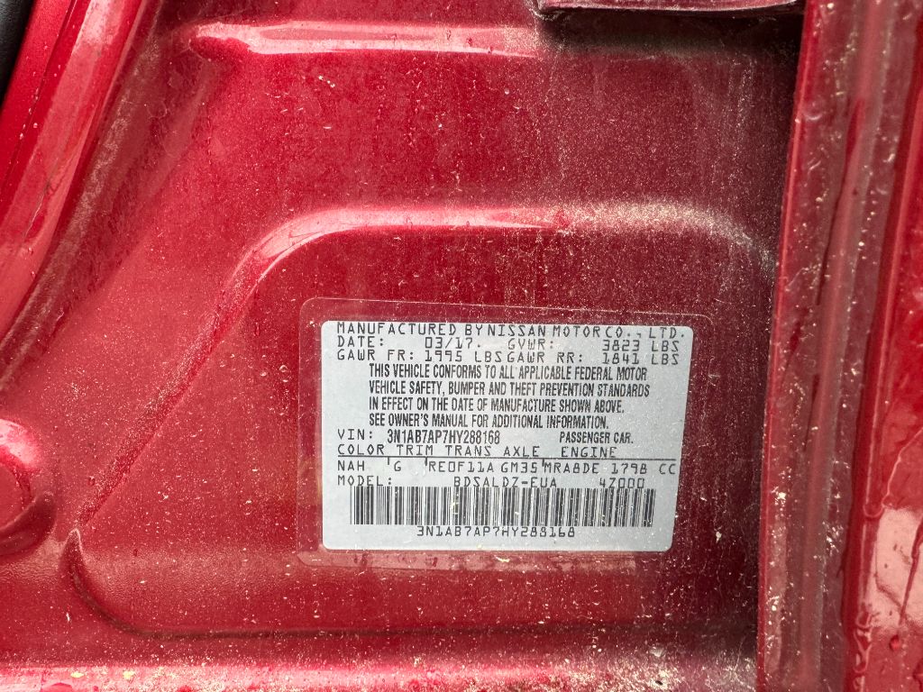 2017 Nissan Sentra SV photo