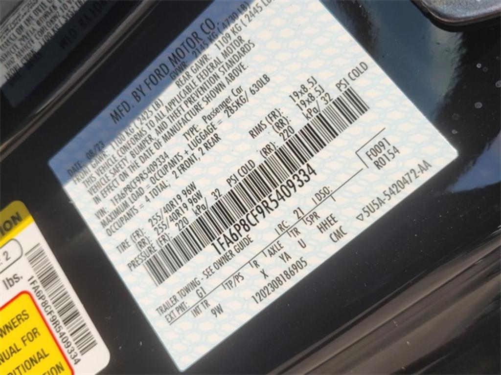 2024 Ford Mustang - $49,205