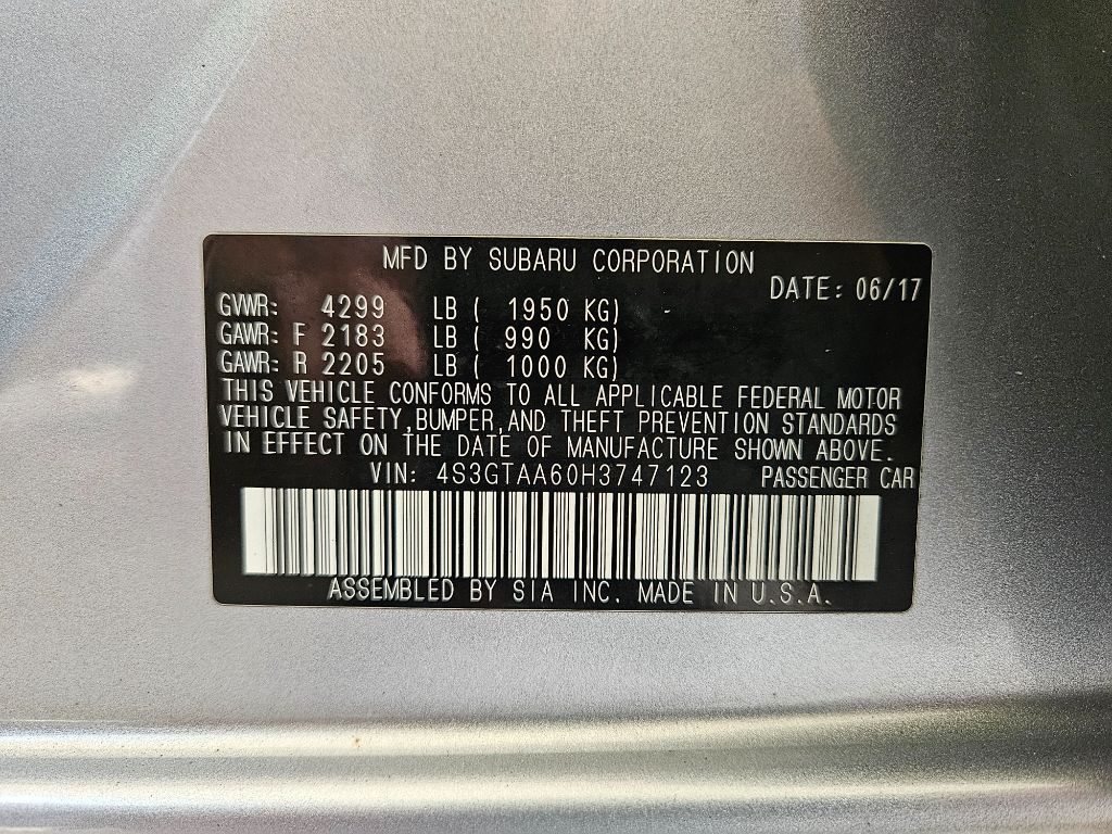 2017 Subaru Impreza photo