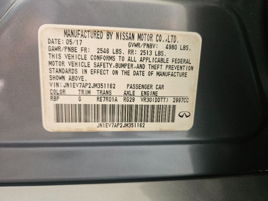 2018 INFINITI Q50 - $14,990