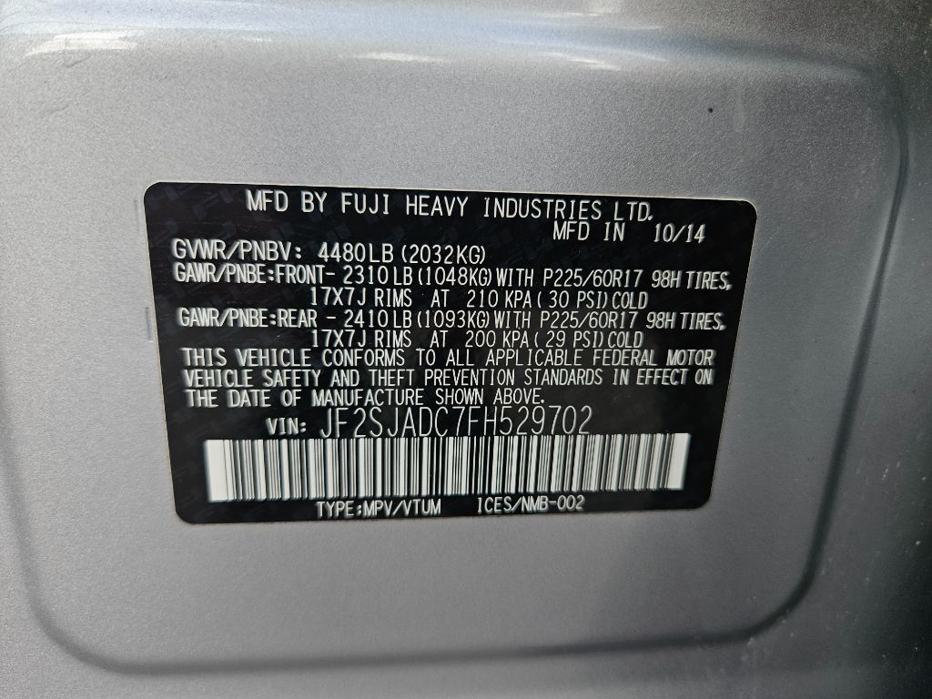 2015 Subaru Forester - $7,800