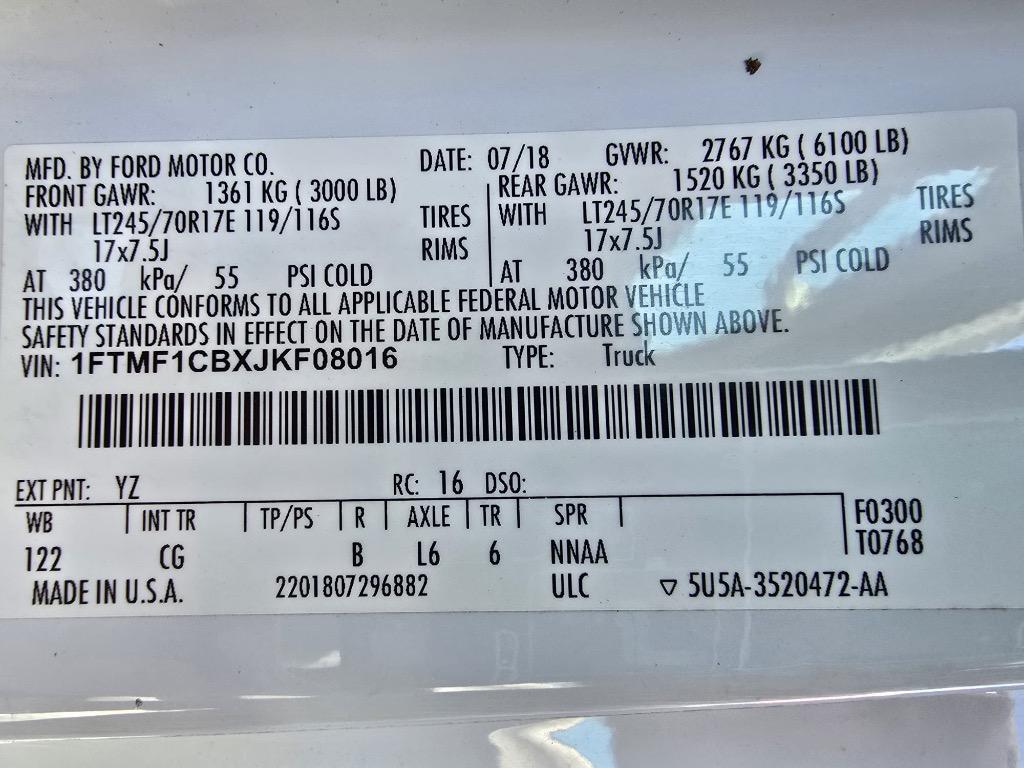 2018 Ford F150 XL photo