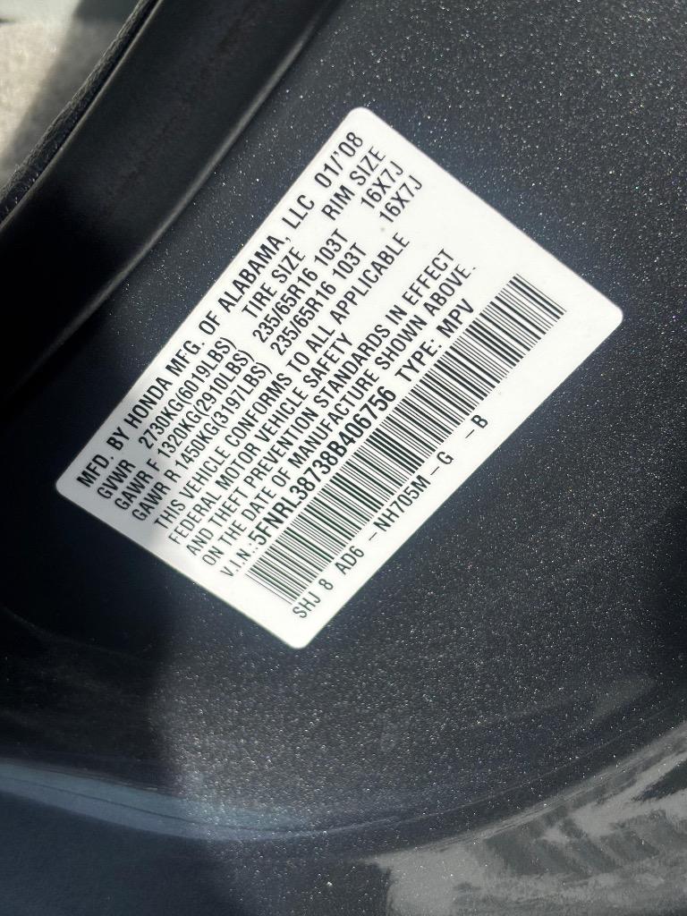 2008 Honda Odyssey - $7,995