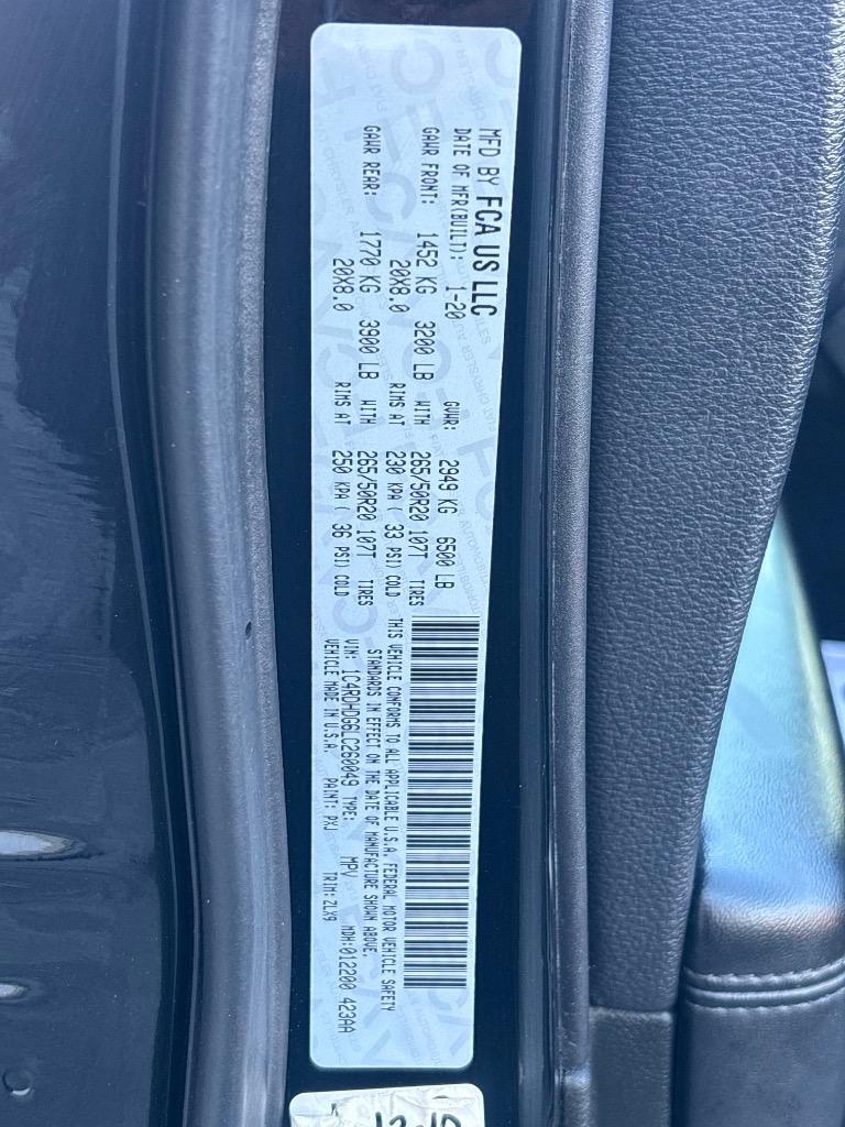 2020 Dodge Durango - $23,995