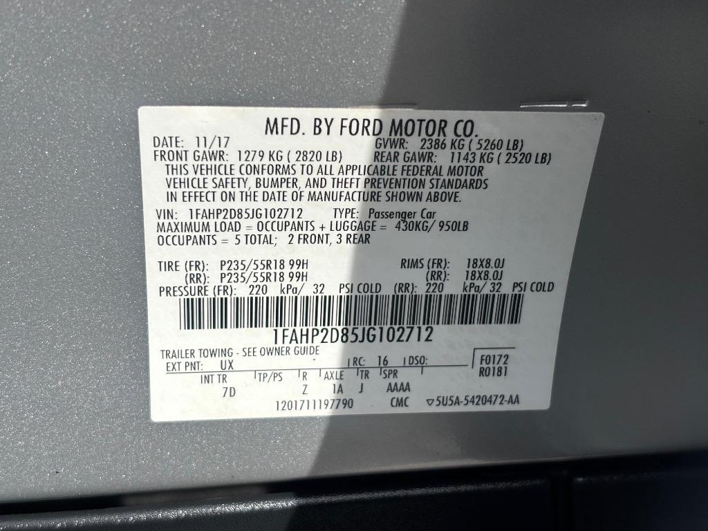 2018 Ford Taurus - $8,995