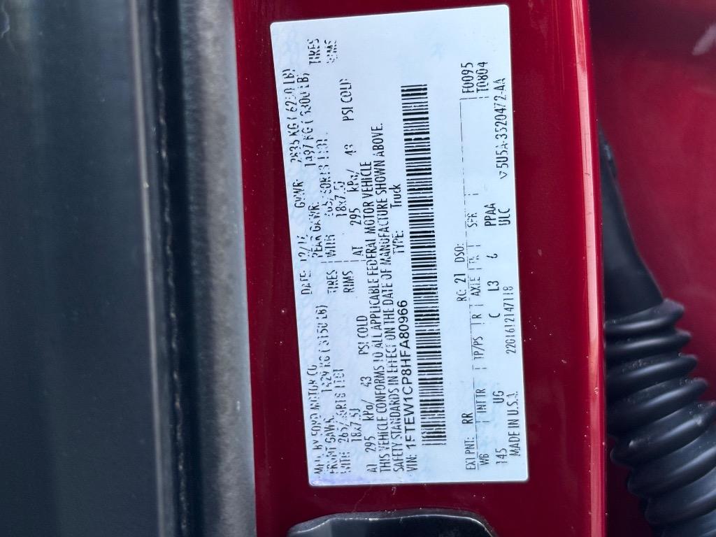2017 Ford F-150 - $17,995
