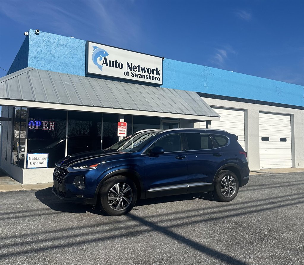 Blue 2020 Hyundai Santa Fe 2.4L SEL AWD SUV / Crossover All-Wheel Drive Automatic