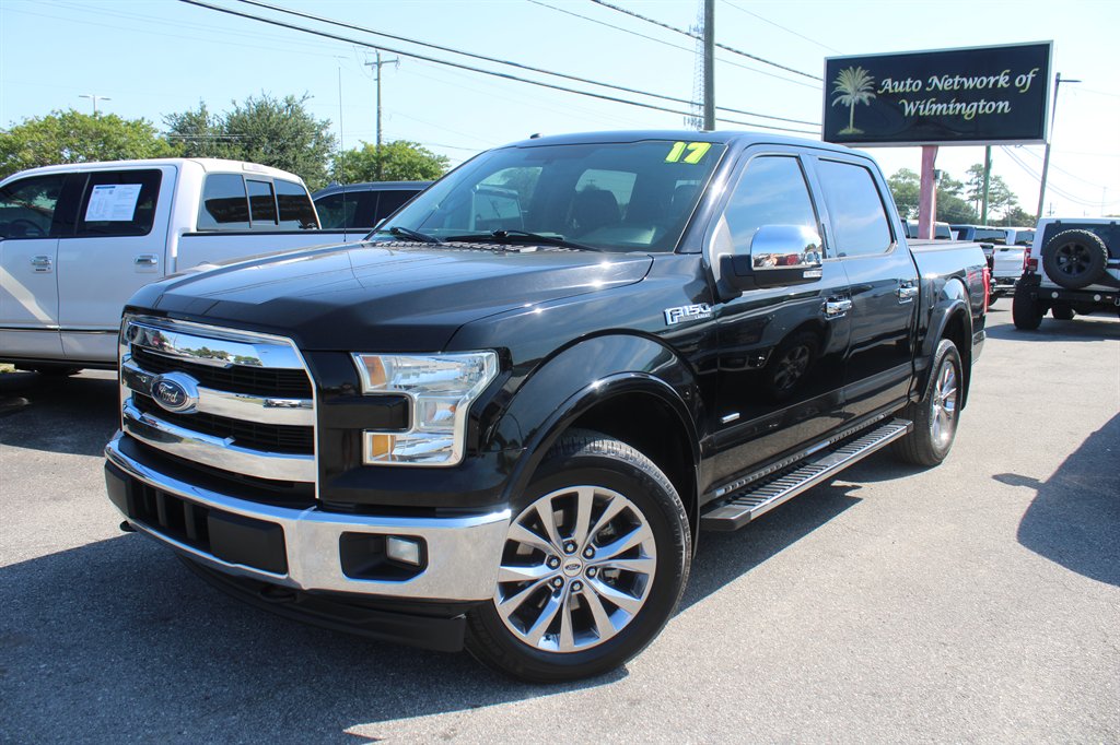 Black 2017 Ford F-150 Pickup Truck Four-Wheel Drive Automatic